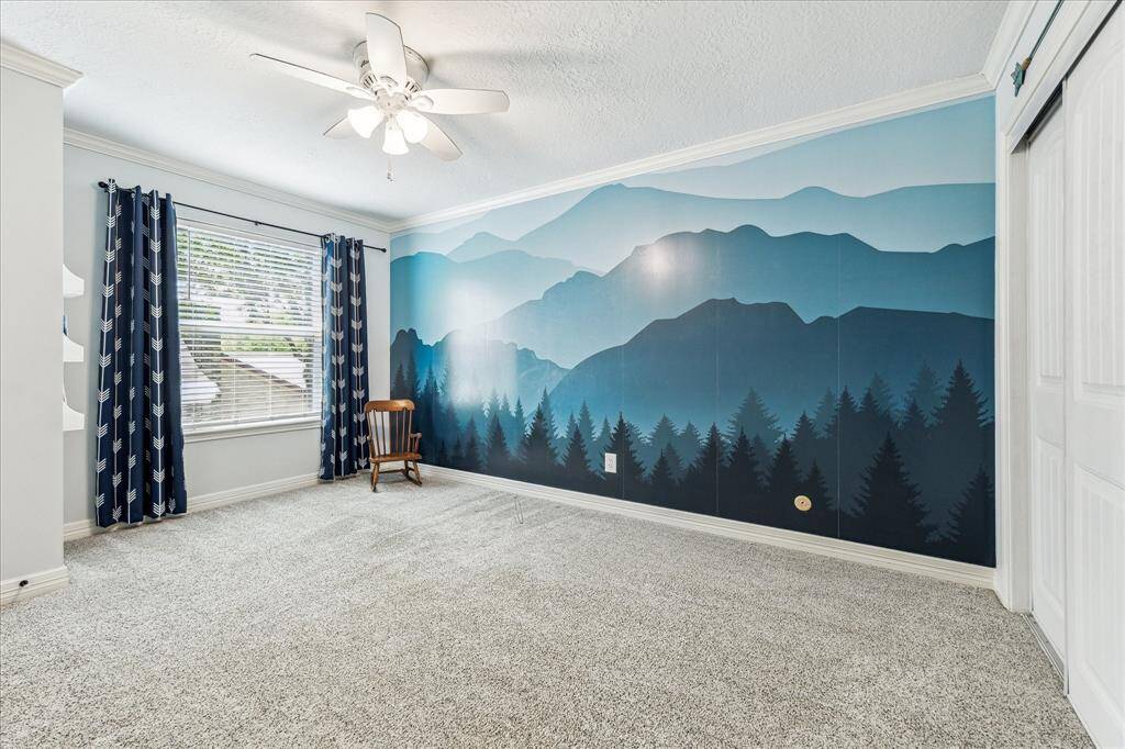 The secondary bedrooms have all been upgraded with brand-new carpet featuring the thickest padding available, ensuring extra comfort and a cozy feel throughout the home.