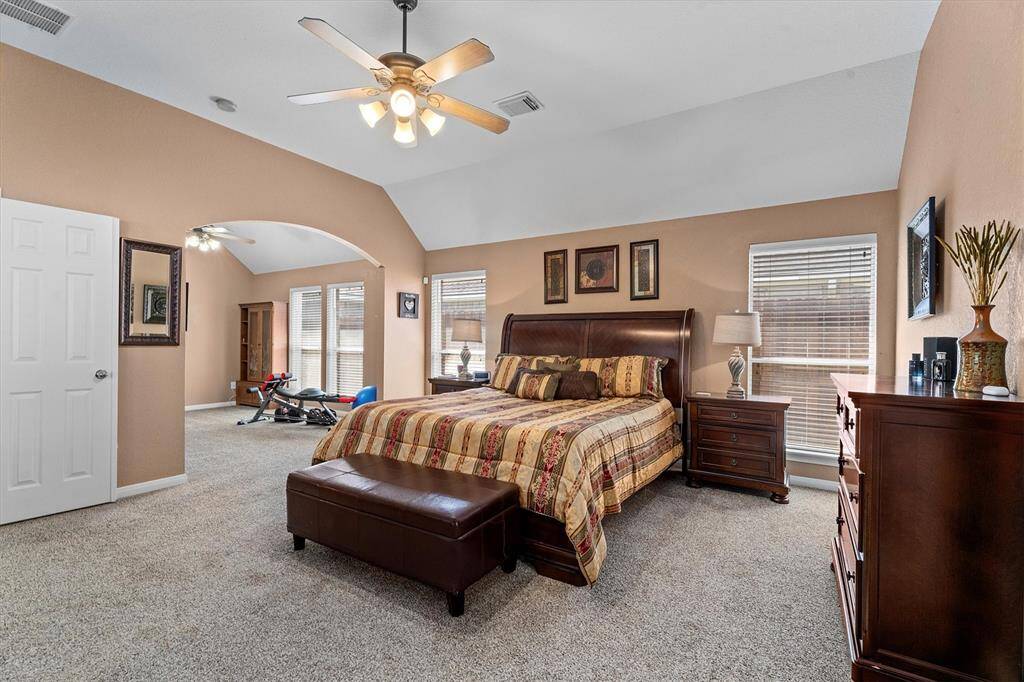 There is a flex space off the Primary Bedroom.  This flex space was a 4th bedroom and could easily be converted back.