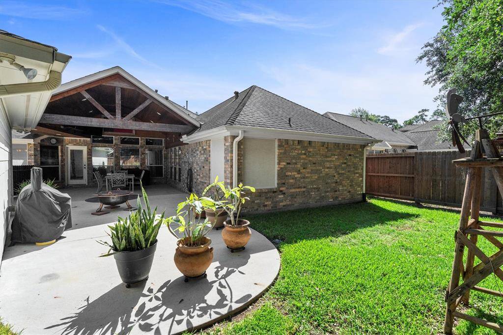 Great backyard - yard is completely fenced and was replaced in 2022