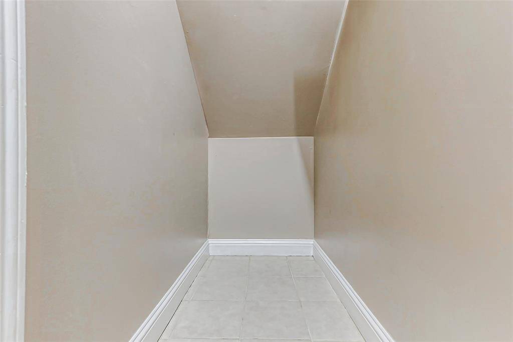 Lots of storage space underneath the stairs.