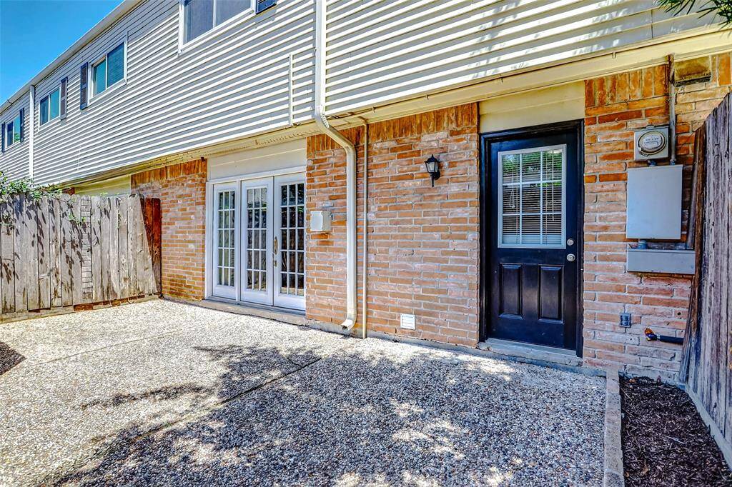 Plenty of space in the back with gardening potential.