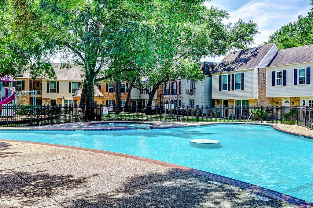 One of two neighborhood pools