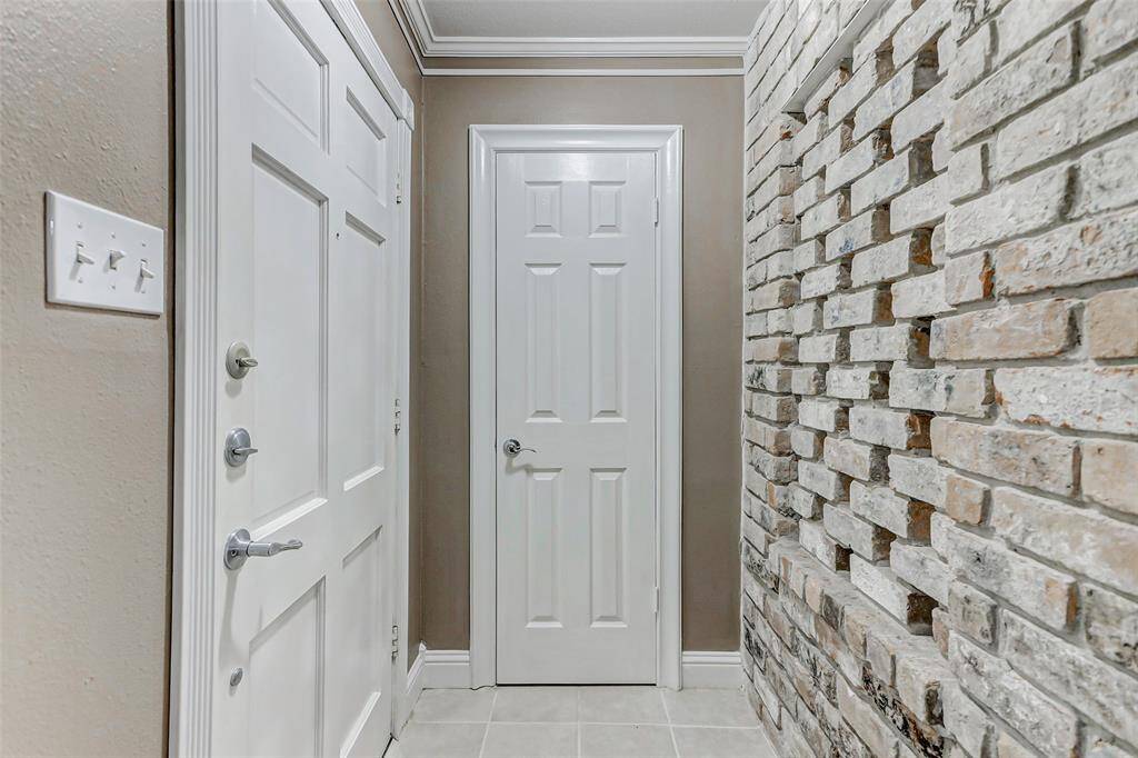 Convenient coat closet upon entry.