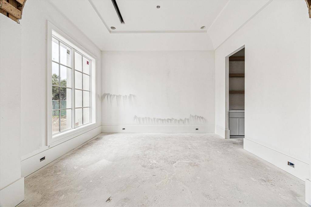 Progress Photo of the dining room May 2025.