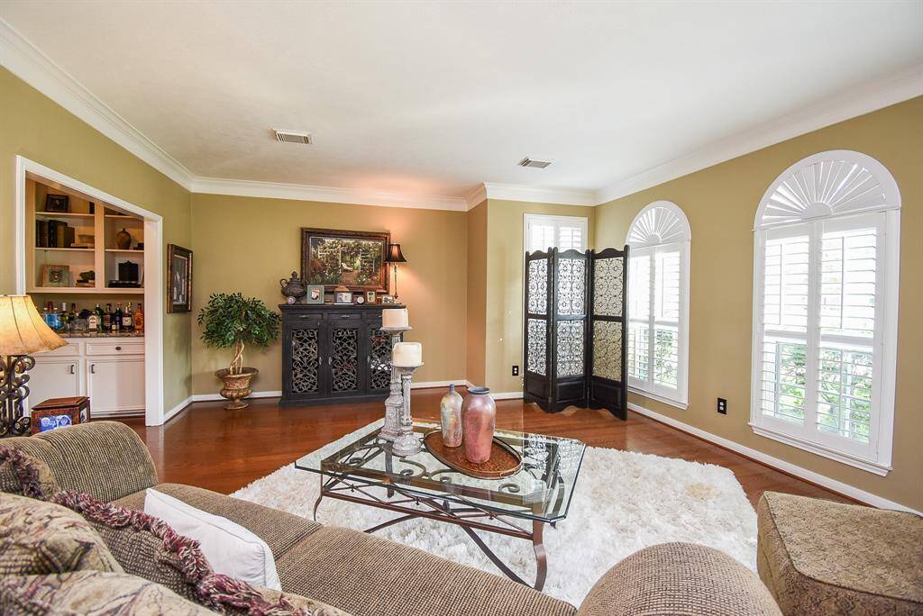 Formal Living room with lots of space for holiday gatherings