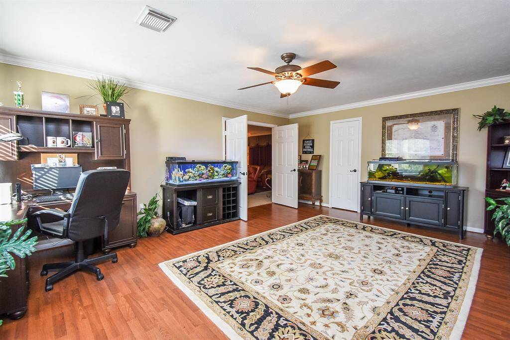 Room is currently a home office but could be another bedroom.