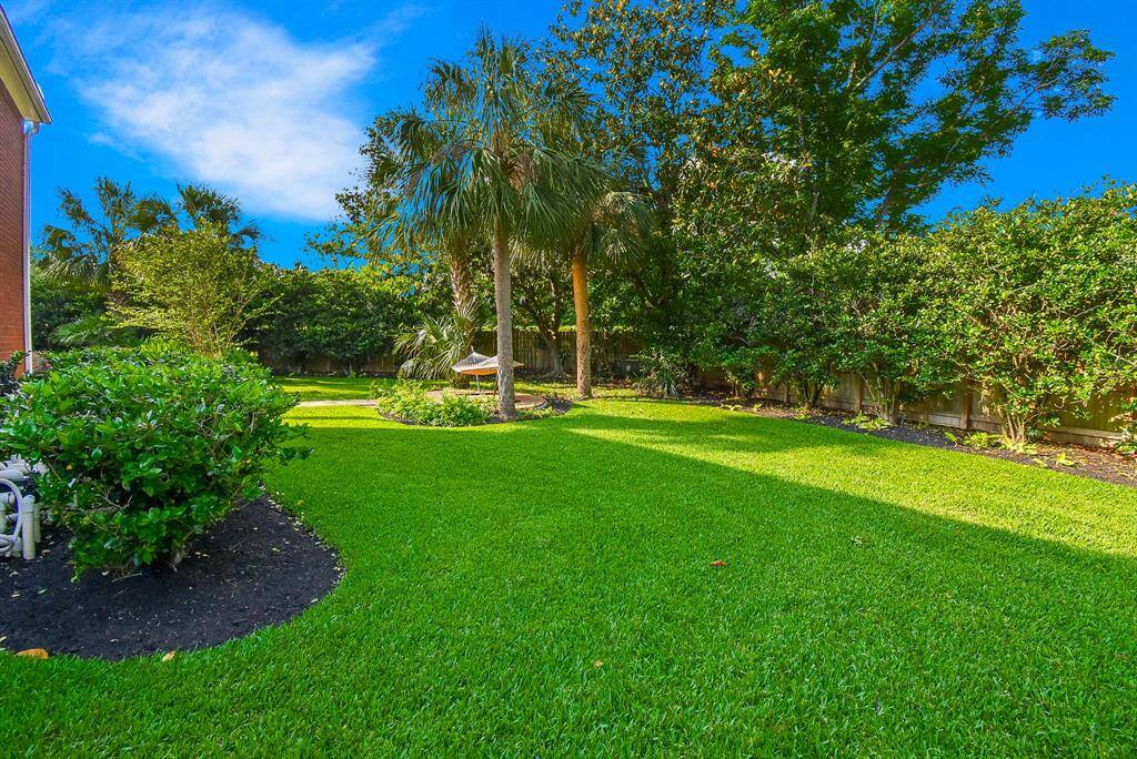 Still lots of green space in the backyard!