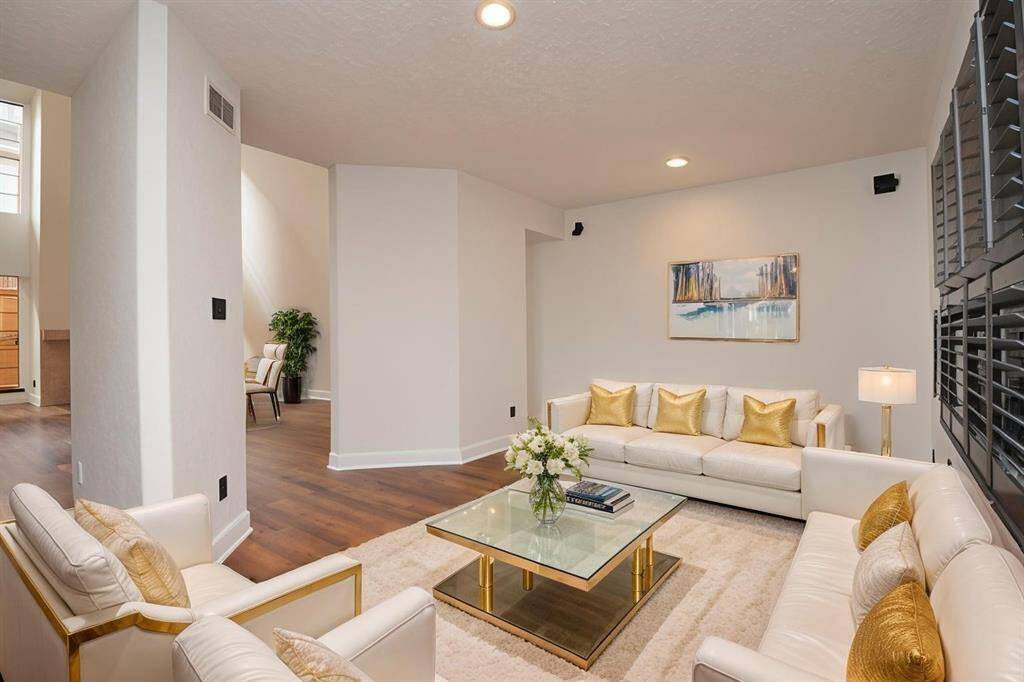 Formal living room virtually staged.