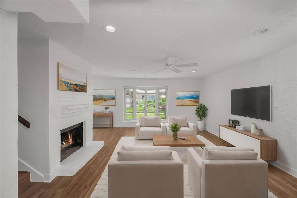 Virtually staged den in updated 3 bedroom, 2.5 bath home.