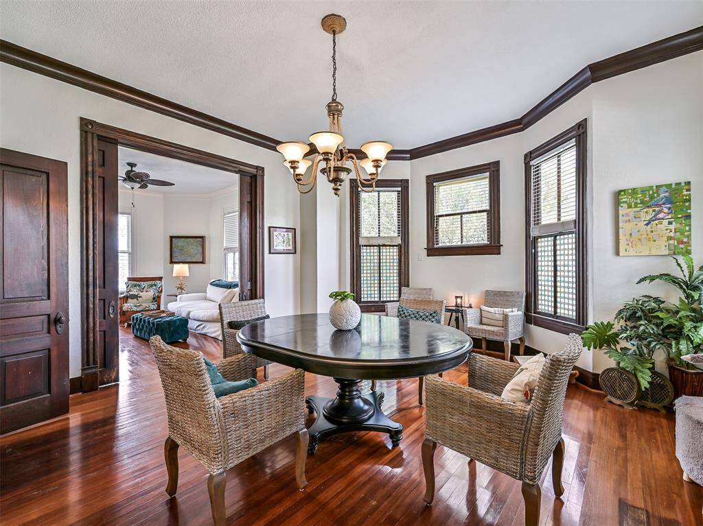 Beautiful wood trim throughout the home.