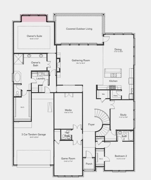 Additional Highlights Include: Bay window at primary suite and free-standing tub at primary bath