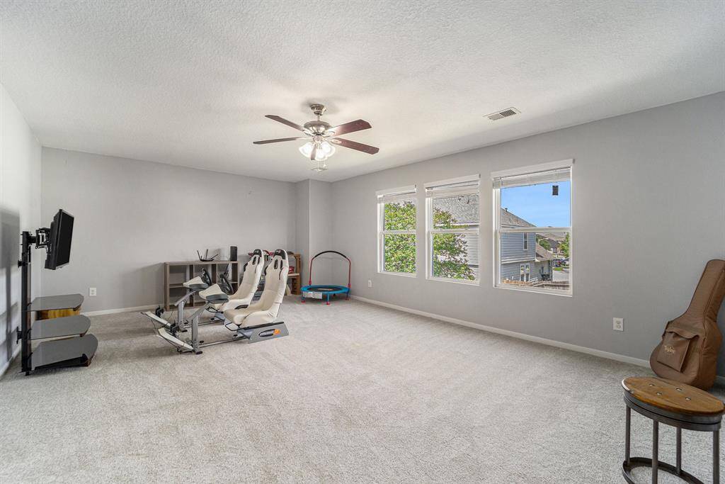 Upstairs game room