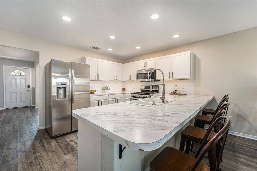 Updated Kitchen with stainless steel appliances