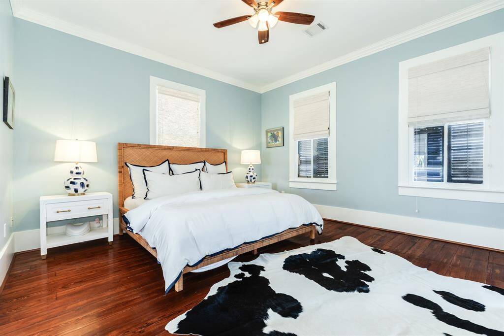 The Second floor has 2 Bedrooms