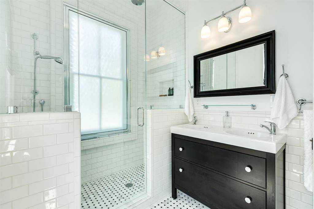 2nd Floor Bathroom with double sinks