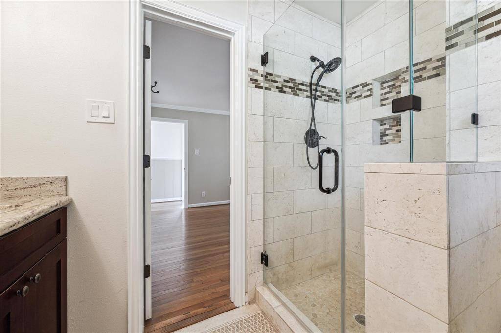 Updated primary bathroom