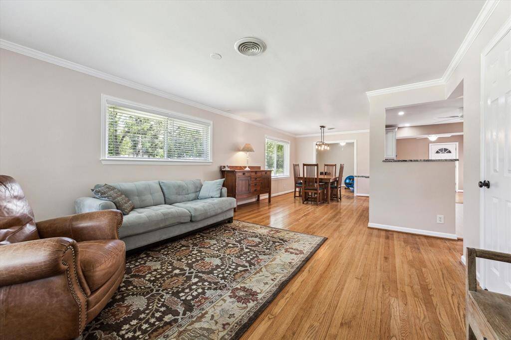 Bright and airy living area
