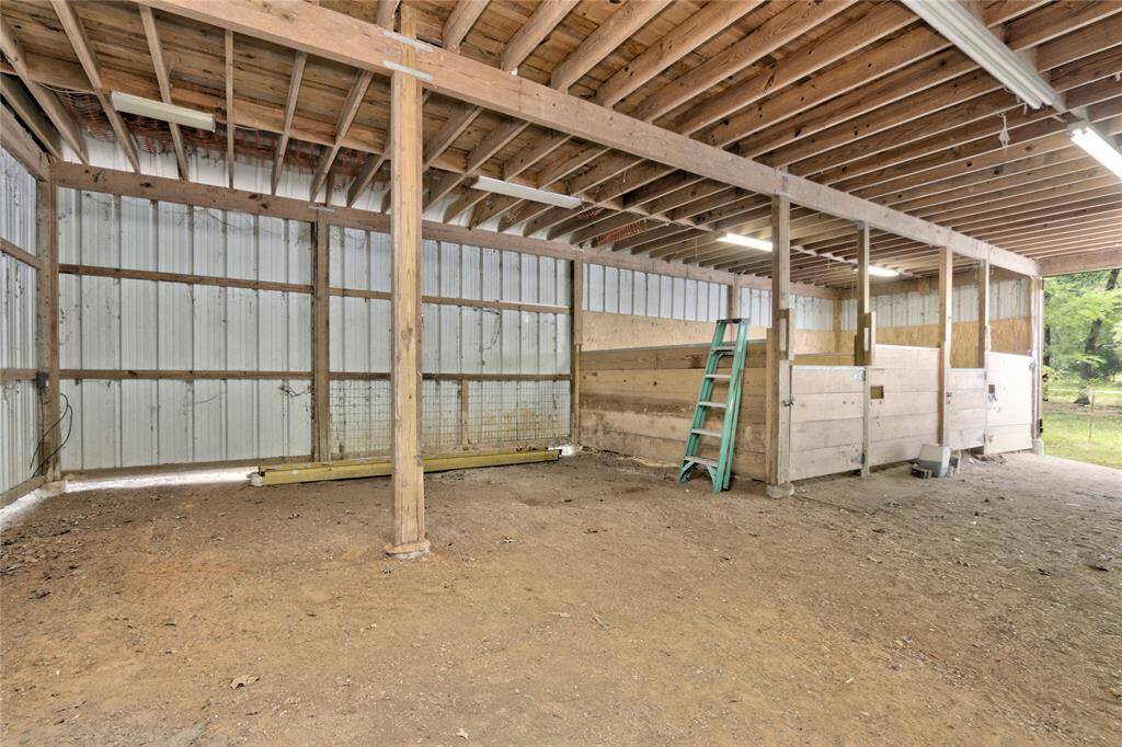 Inside of Barn Lower Level, stalls