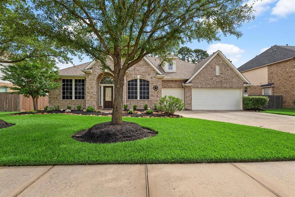 18902 Emery Meadows is a stunning one story home with a backyard oasis that will impress.