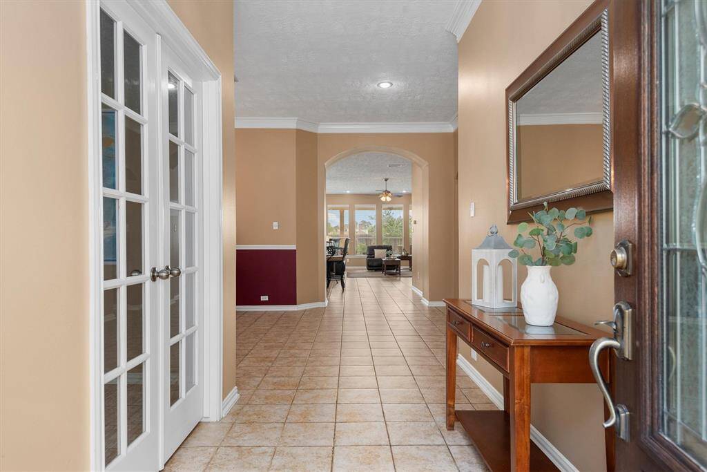 Step inside to a warm and welcoming entryway.