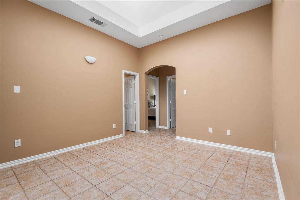 The game room space is centrally located near the secondary bedrooms.  This flex room has so many possibilities.
