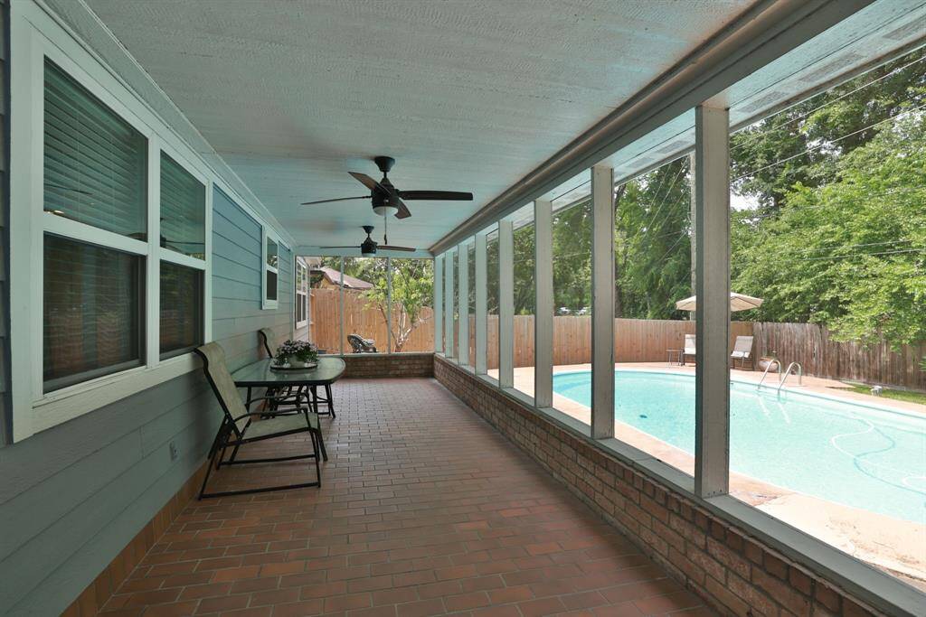 LARGE SCREENED IN PORCH - Porch is across the back of the home and has a nice view of the back yard.  The screens & studs were replaced in 2019.  This flexible space is such a nice feature to this home!