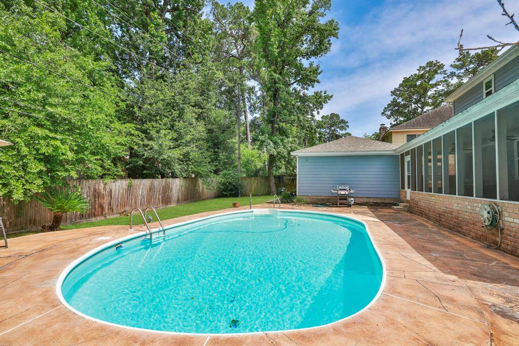POOL - Nice mature trees in the view but not located in the back yard over the pool.
