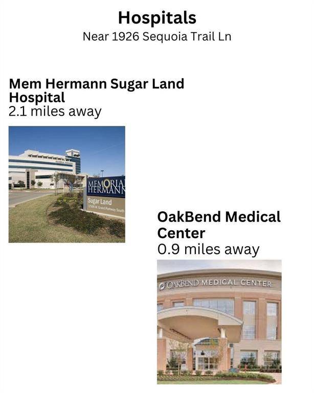 Nearby Hospital