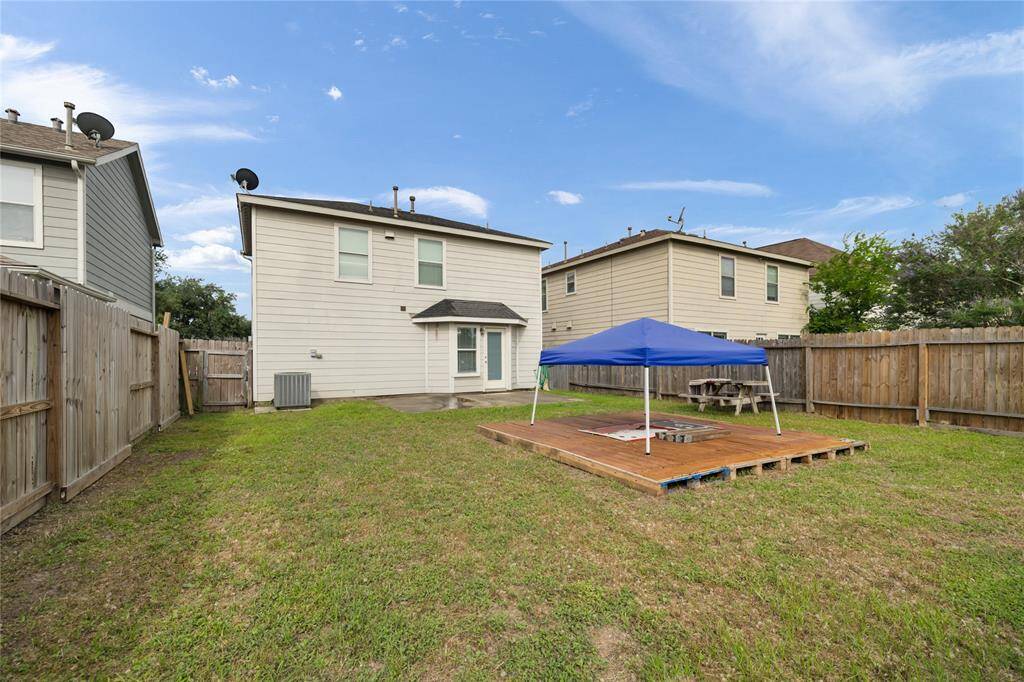 With plenty of room to play, garden, or entertain, this spacious backyard offers endless possibilities to make it your own outdoor haven.
