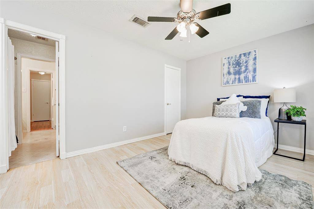 Another view of the front bedroom. It could also be used as an office space.