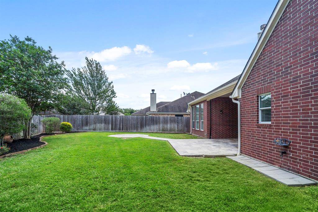 Large backyard