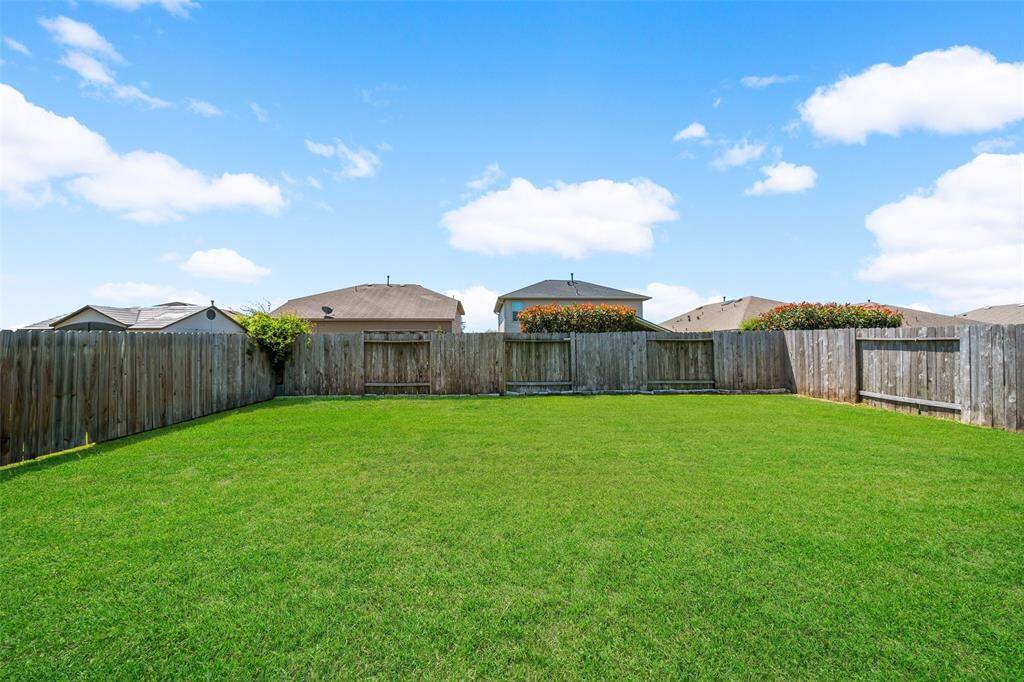 Another view of the spacious backyard.