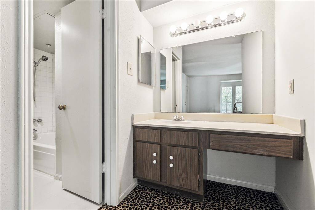 Primary Bathroom - Shower bath combo.