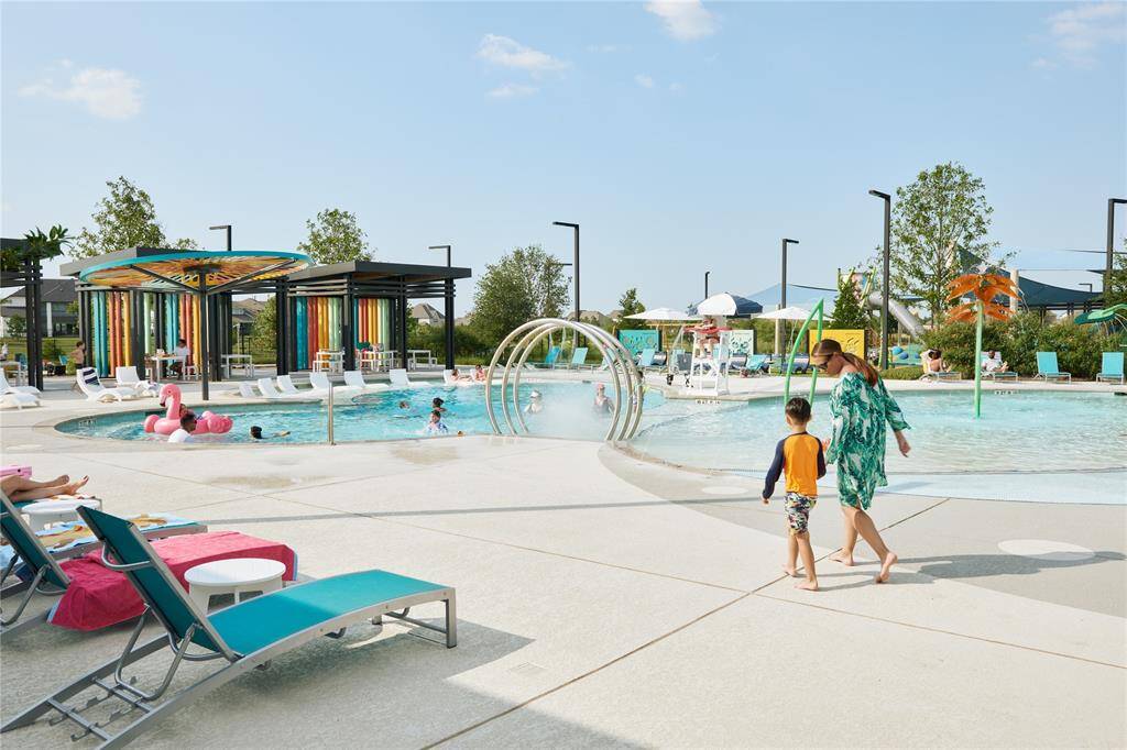 A sight for sore eyes in the heat of a Texas summer, Bridgeland has THREE different community pools throughout the area!