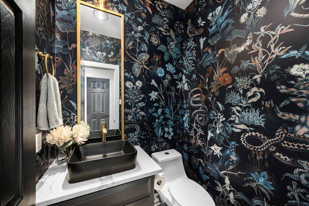 Updated powder room