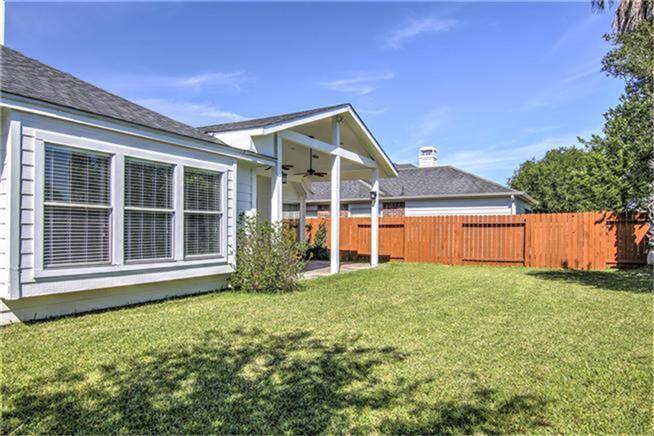Another view of back yard.