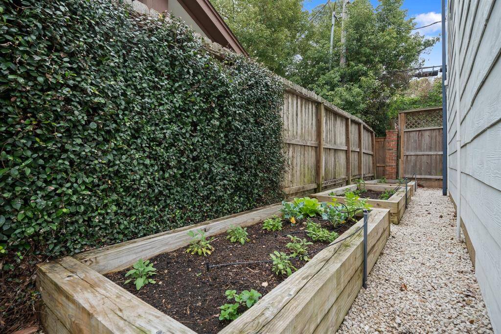 Garden boxes to let you grow your own fruits and vegetables.
