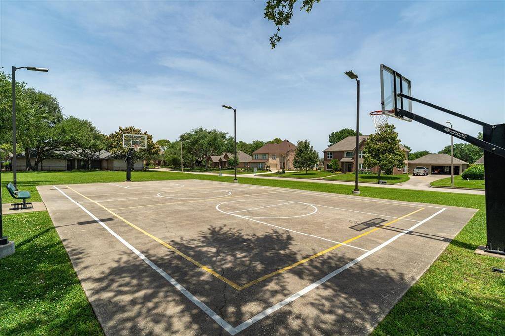 Community basketball court