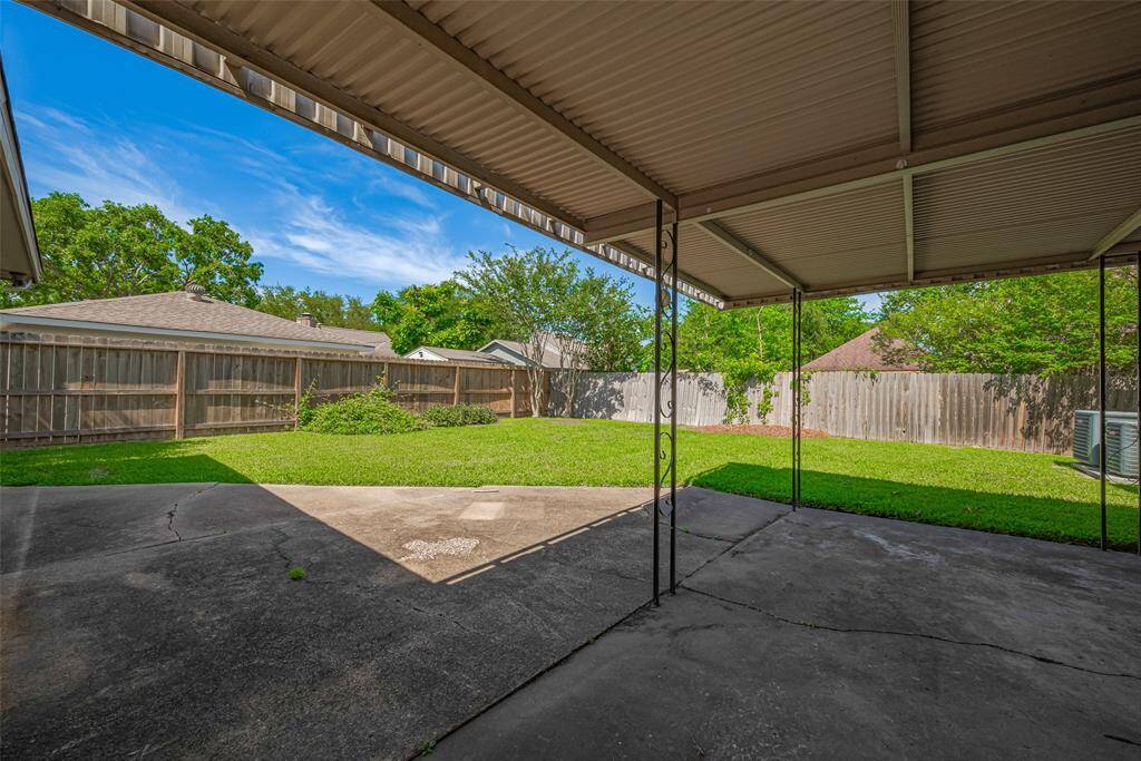 Covered patio