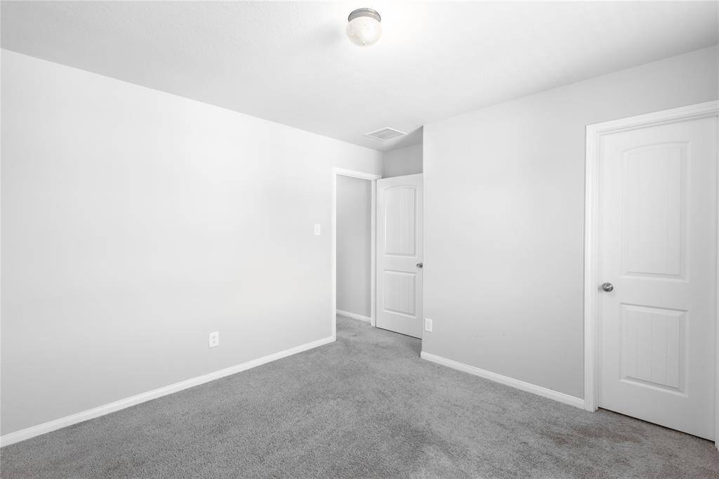 Another view of Second Bedroom upstairs. Actual furniture digitally removed!
