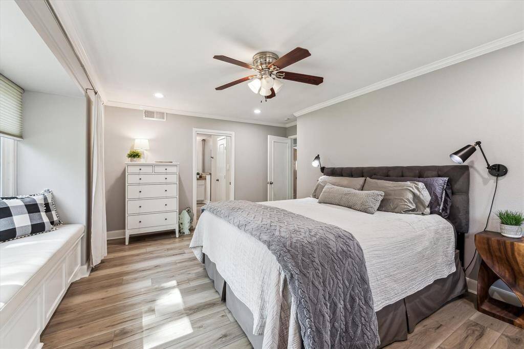 Experience luxury in the spacious primary en-suite retreat.