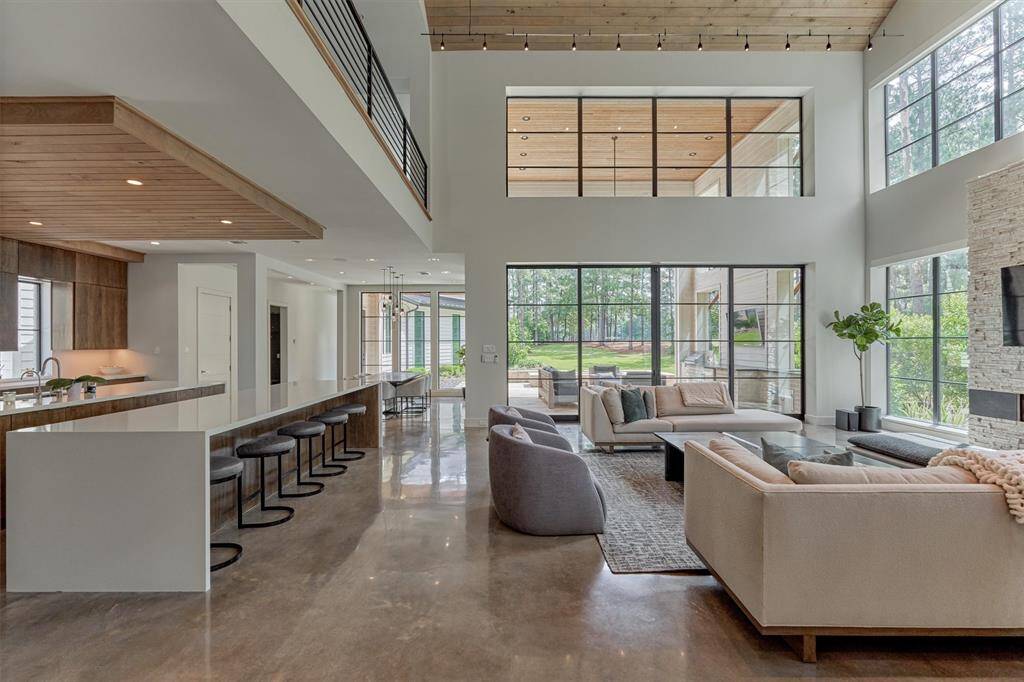Chef’s kitchen positioned to overlook the dining and living areas, perfect for everyday living and entertaining