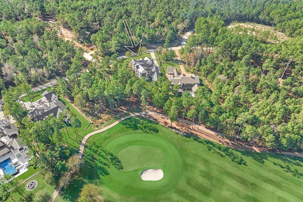 Showcases the home’s prime placement, outdoor living areas, and architectural design
