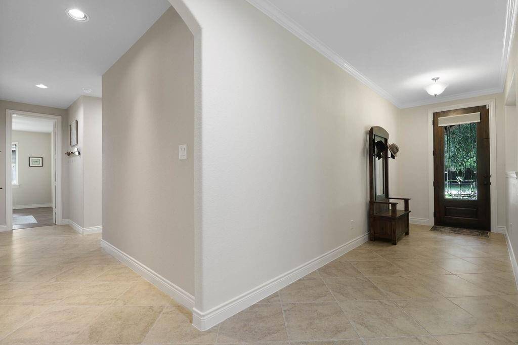 Expansive hallways througout
