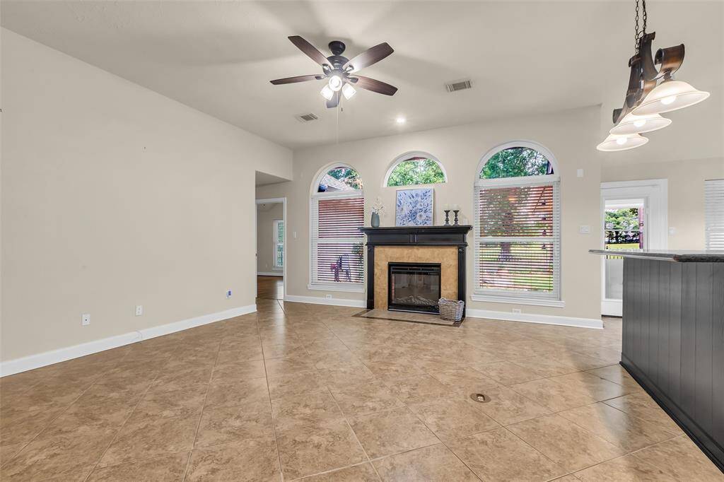 View towards primary bedroom.  Wonderful open floorpan.