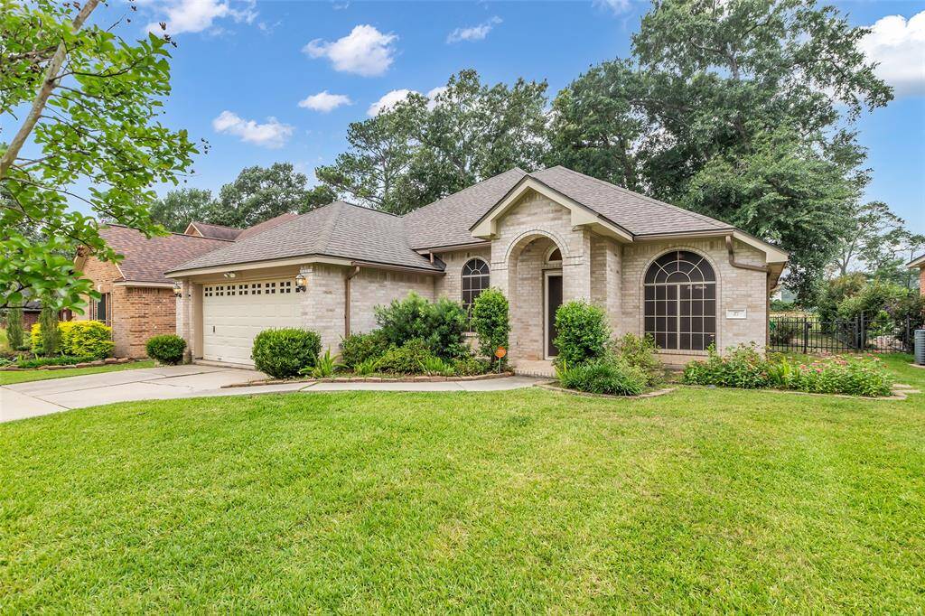 What curb appeal. Ideally located with views of the golf course.