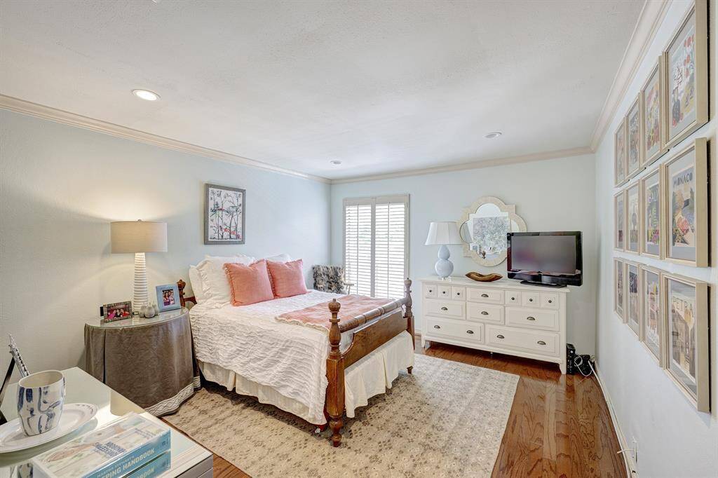 Secondary bedroom offers flexibility to serve as a home office, guest suite, or gym.