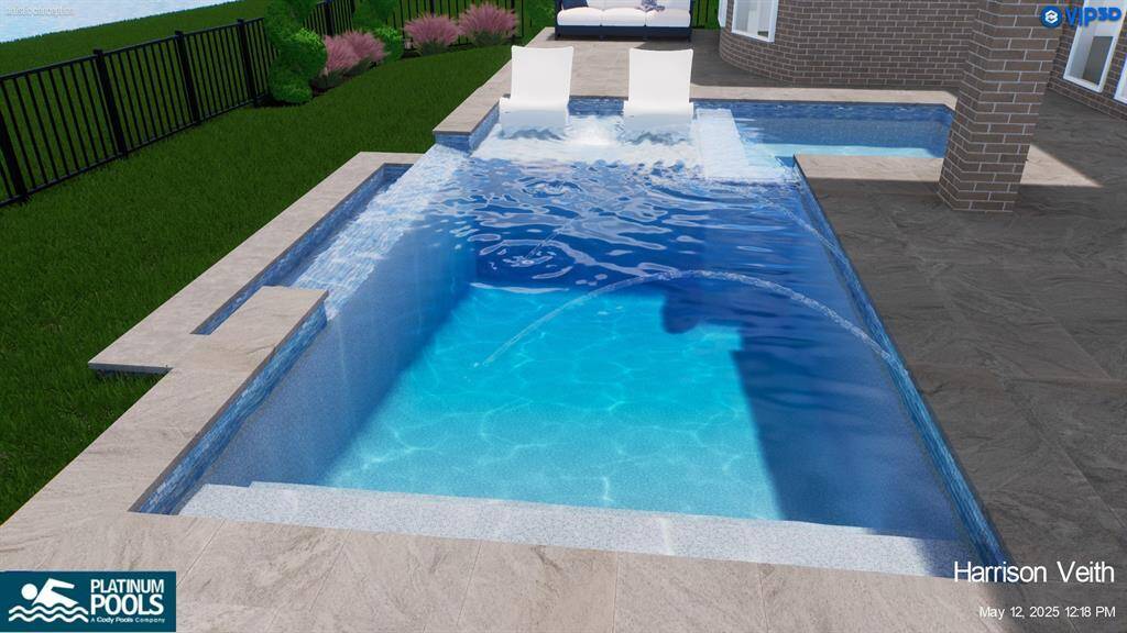This pool rendering shows the incredible potential for a custom pool to make your own backyard oasis. Imagine swimming with a lake view, cooling off on hot Texas days, and creating lasting memories in your personal waterfront retreat.