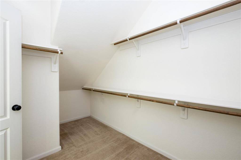 Closet in Primary bedroom, entry through the bath
