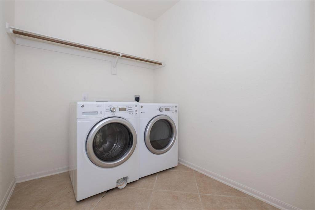 Laundry room located on the first floor
